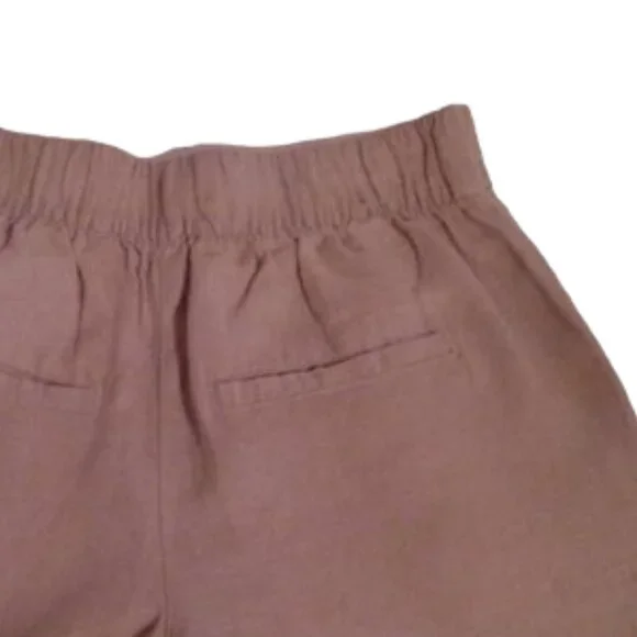 Tahari tan Linen shorts sz XS - Picture 5 of 8